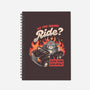 Ride To Hell-none dot grid notebook-eduely