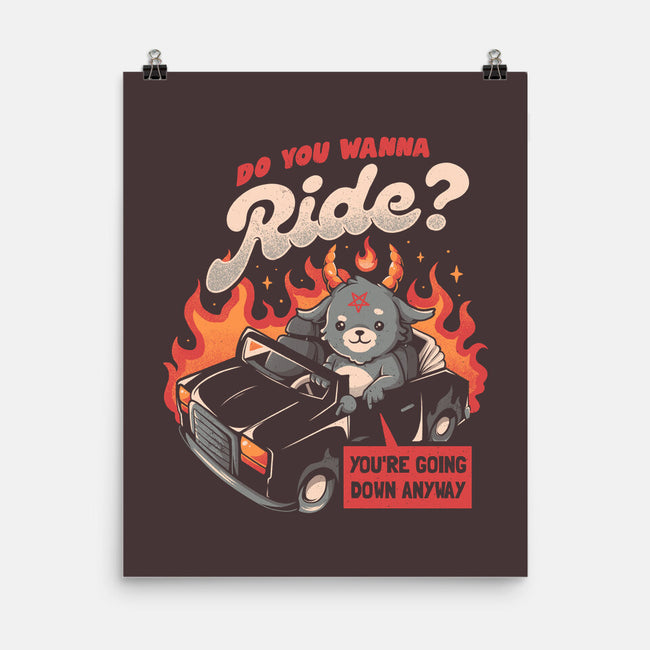 Ride To Hell-none matte poster-eduely