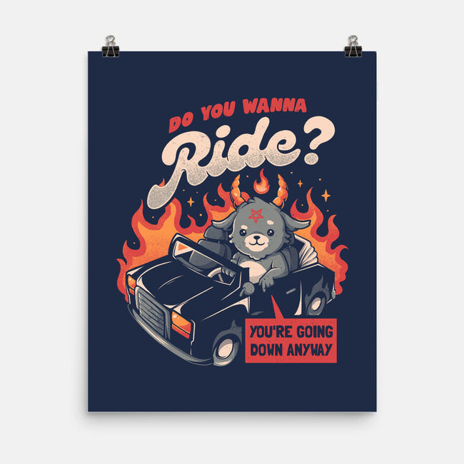 Ride To Hell-none matte poster-eduely