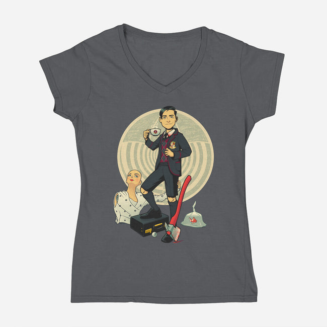 A Man Called Five-womens v-neck tee-kgullholmen