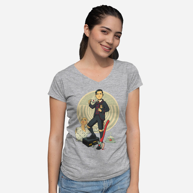A Man Called Five-womens v-neck tee-kgullholmen