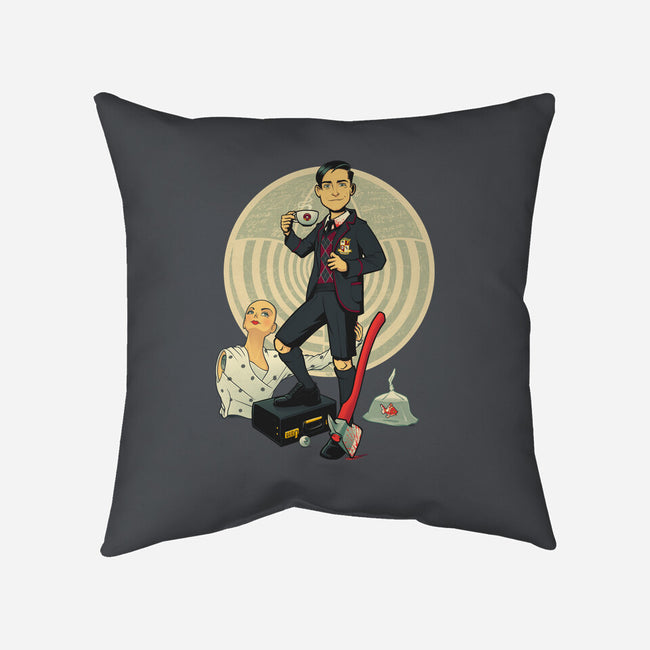 A Man Called Five-none removable cover w insert throw pillow-kgullholmen