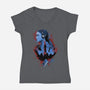 Listen In Case Of Emergency-womens v-neck tee-Poison90