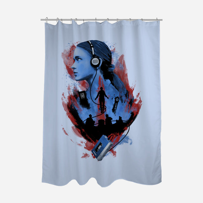 Listen In Case Of Emergency-none polyester shower curtain-Poison90