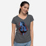 Listen In Case Of Emergency-womens v-neck tee-Poison90