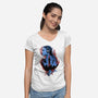 Listen In Case Of Emergency-womens v-neck tee-Poison90