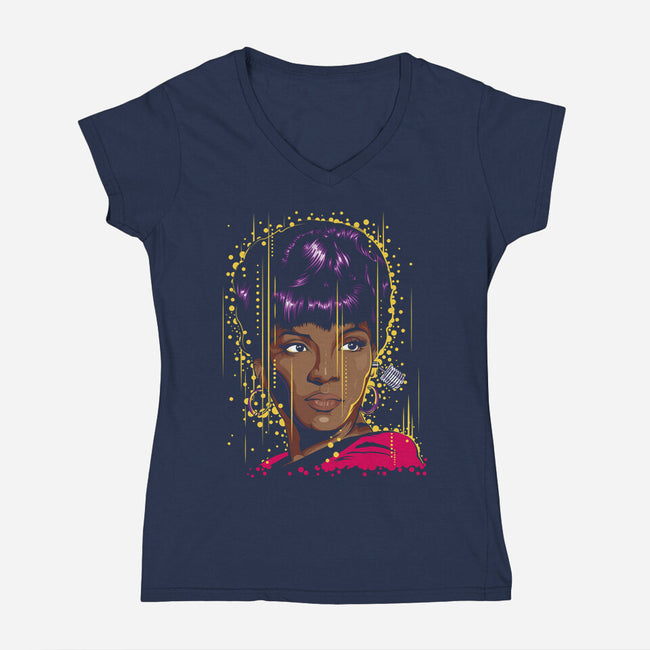 Transporter-womens v-neck tee-CappO