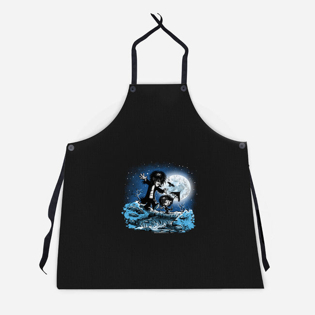 Dream And Death-unisex kitchen apron-zascanauta