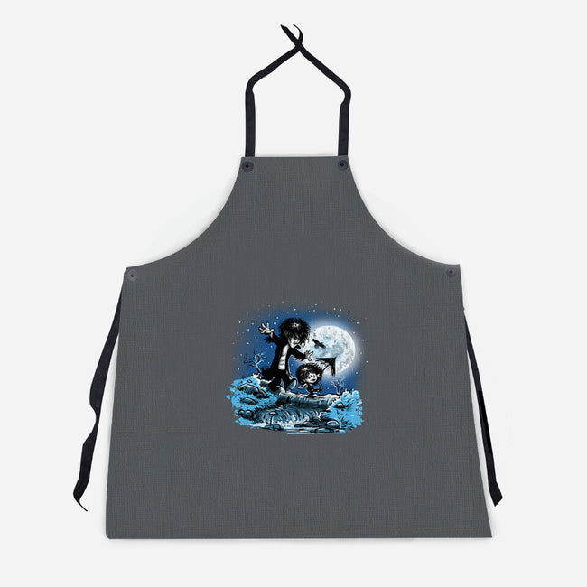 Dream And Death-unisex kitchen apron-zascanauta