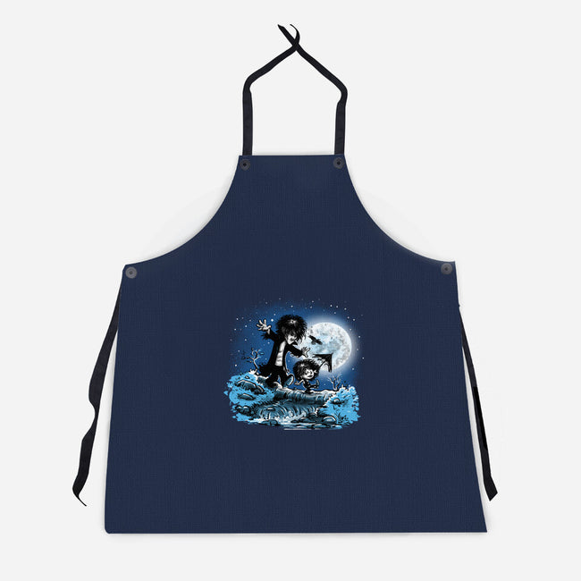 Dream And Death-unisex kitchen apron-zascanauta