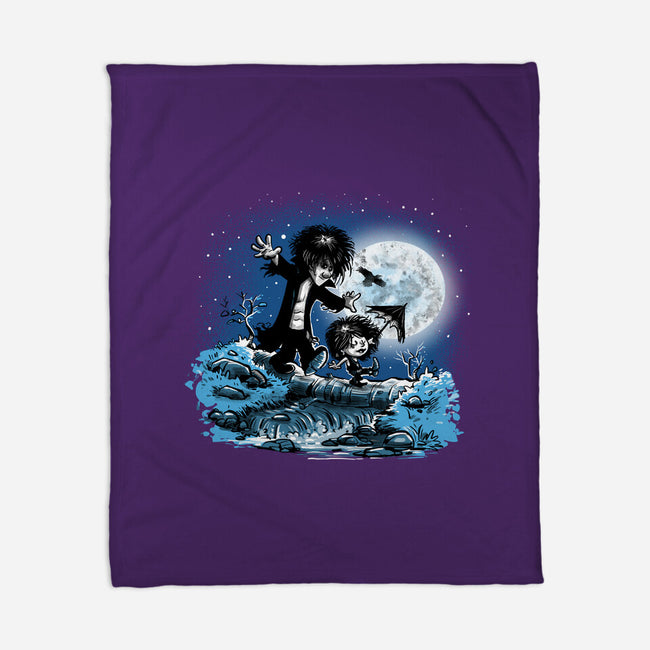 Dream And Death-none fleece blanket-zascanauta