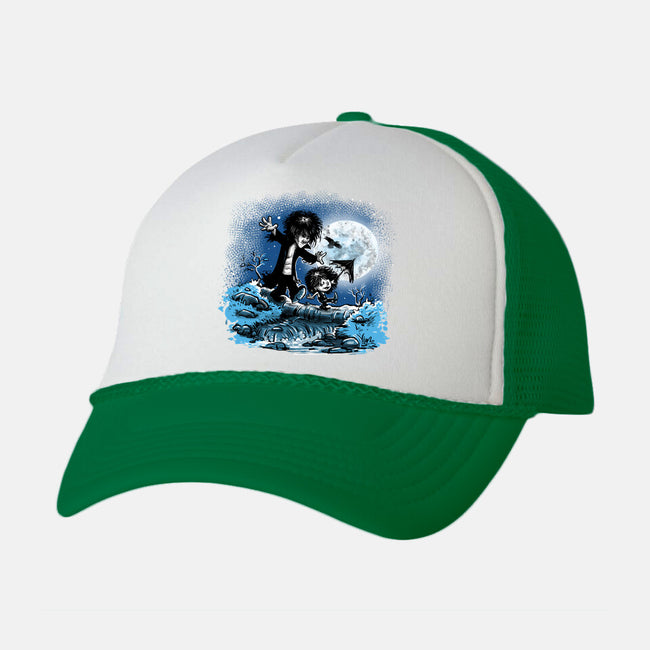 Dream And Death-unisex trucker hat-zascanauta