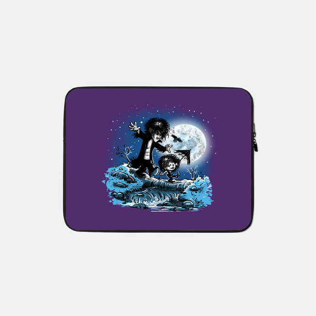 Dream And Death-none zippered laptop sleeve-zascanauta