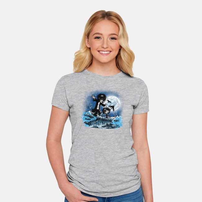 Dream And Death-womens fitted tee-zascanauta