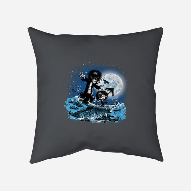 Dream And Death-none removable cover w insert throw pillow-zascanauta