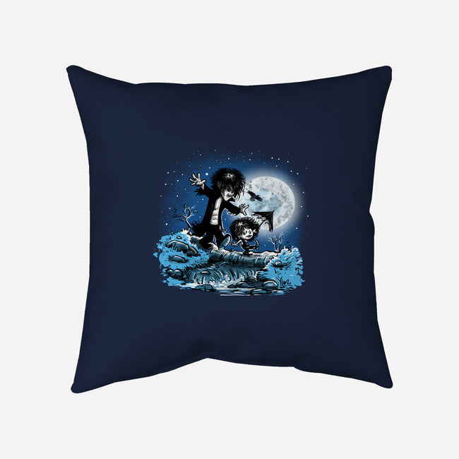 Dream And Death-none removable cover w insert throw pillow-zascanauta