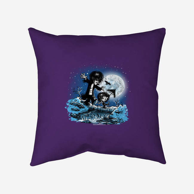 Dream And Death-none removable cover w insert throw pillow-zascanauta