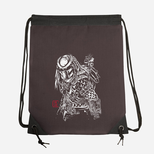 The Shadow Of The Hunter-none drawstring bag-DrMonekers