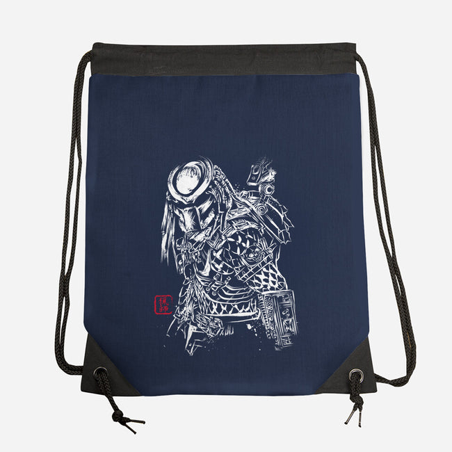 The Shadow Of The Hunter-none drawstring bag-DrMonekers