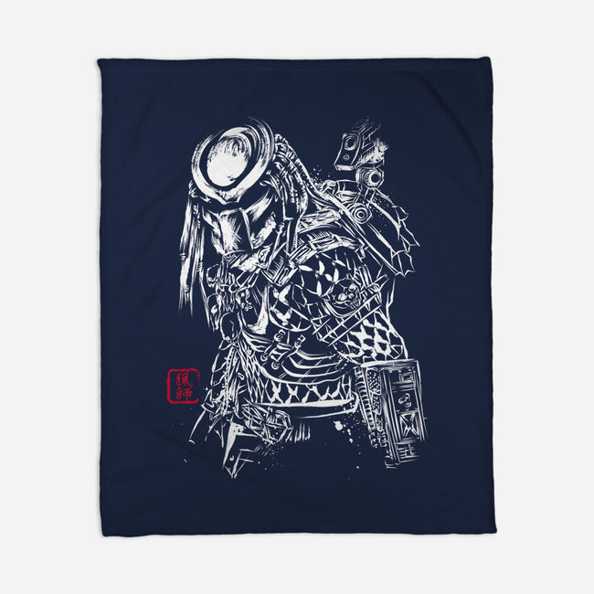 The Shadow Of The Hunter-none fleece blanket-DrMonekers