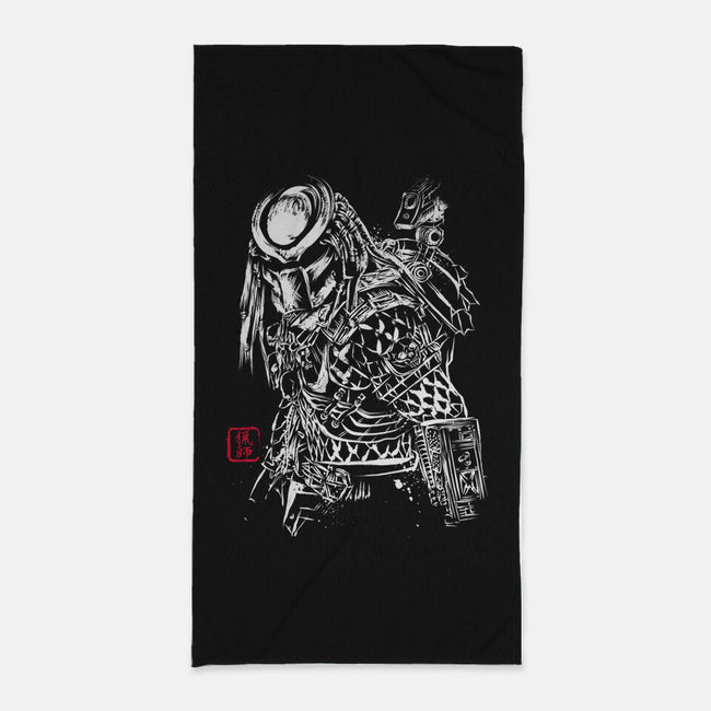 The Shadow Of The Hunter-none beach towel-DrMonekers