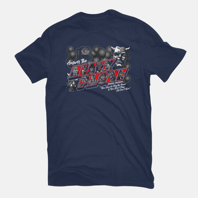 Answer The Black Phone-womens fitted tee-goodidearyan