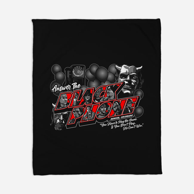 Answer The Black Phone-none fleece blanket-goodidearyan