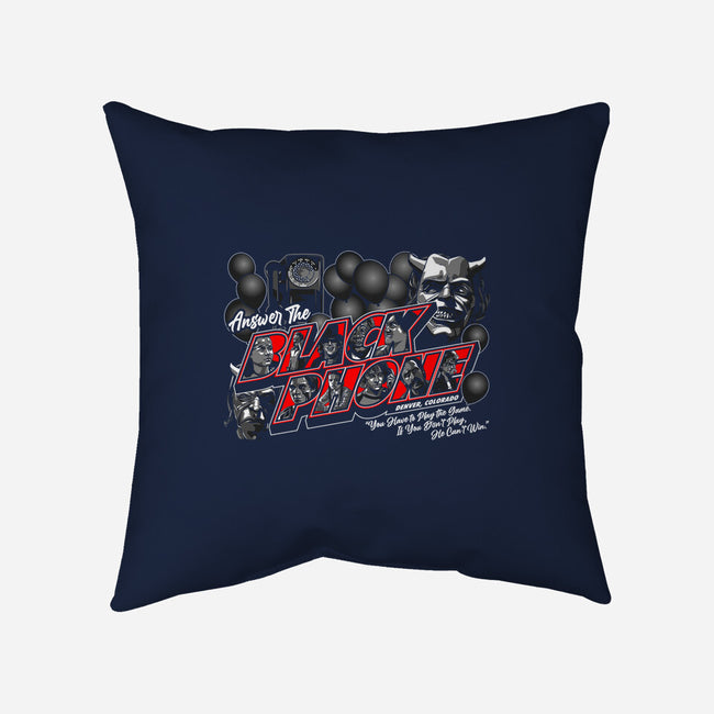 Answer The Black Phone-none removable cover w insert throw pillow-goodidearyan