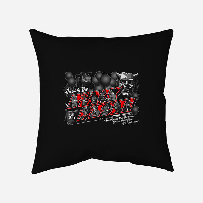 Answer The Black Phone-none removable cover throw pillow-goodidearyan