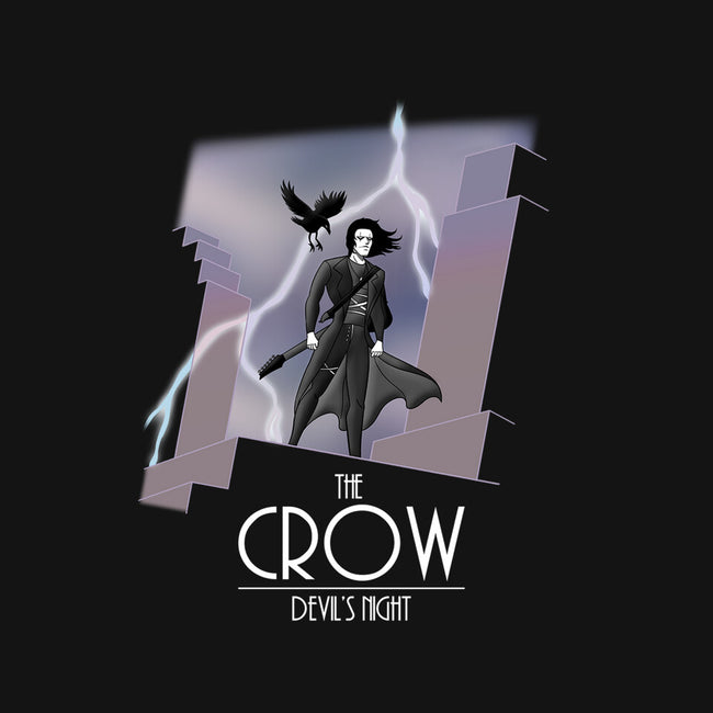 The Animated Crow-none polyester shower curtain-goodidearyan