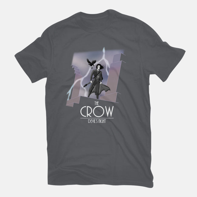 The Animated Crow-mens heavyweight tee-goodidearyan