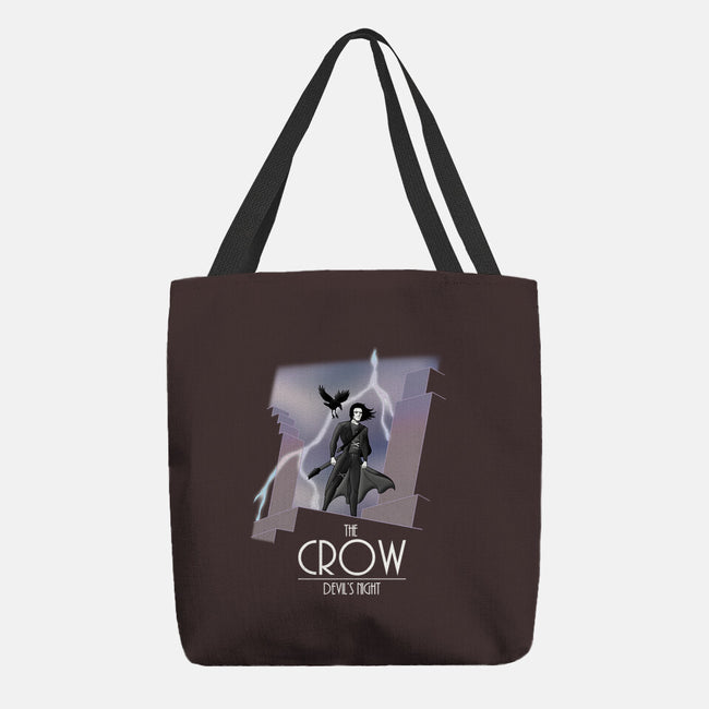 The Animated Crow-none basic tote bag-goodidearyan