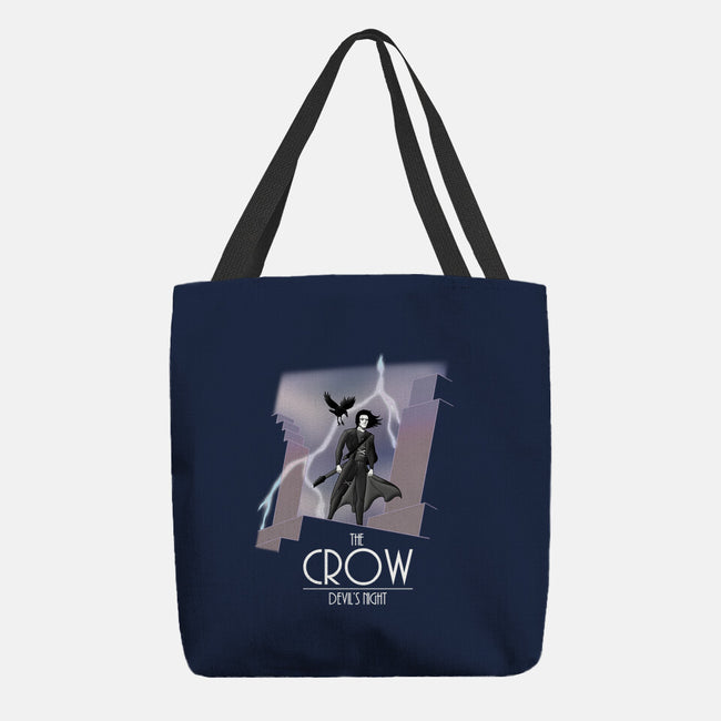 The Animated Crow-none basic tote bag-goodidearyan