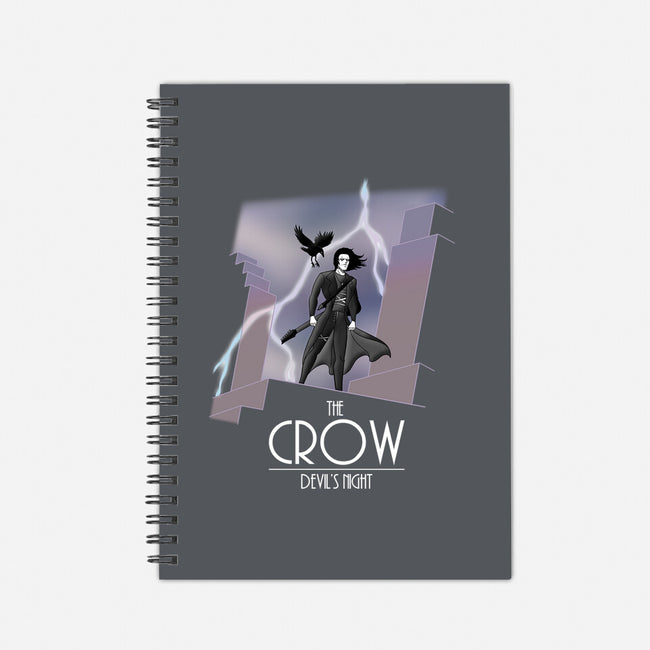 The Animated Crow-none dot grid notebook-goodidearyan