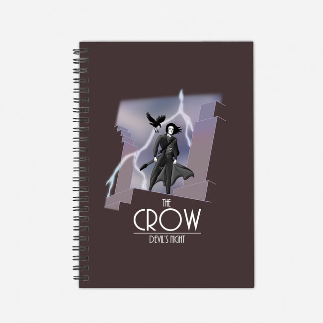 The Animated Crow-none dot grid notebook-goodidearyan