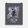 The Animated Crow-none matte poster-goodidearyan