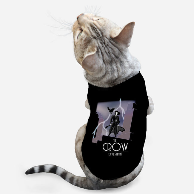 The Animated Crow-cat basic pet tank-goodidearyan