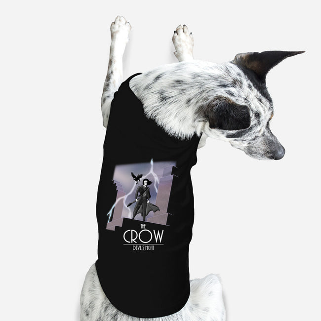 The Animated Crow-dog basic pet tank-goodidearyan