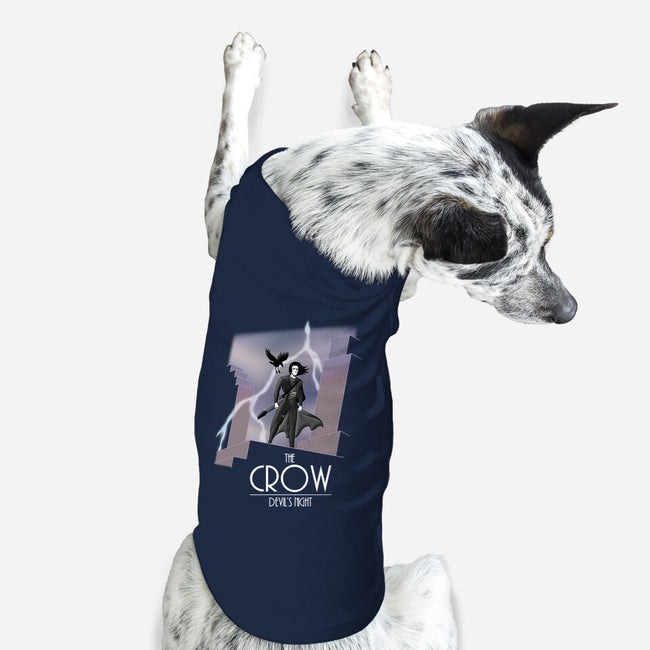 The Animated Crow-dog basic pet tank-goodidearyan