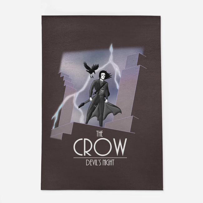 The Animated Crow-none indoor rug-goodidearyan