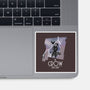 The Animated Crow-none glossy sticker-goodidearyan
