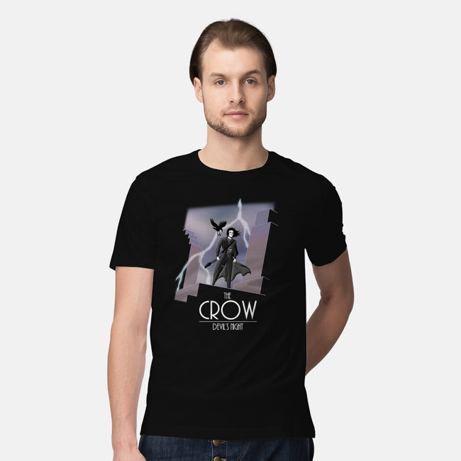The Animated Crow-mens premium tee-goodidearyan