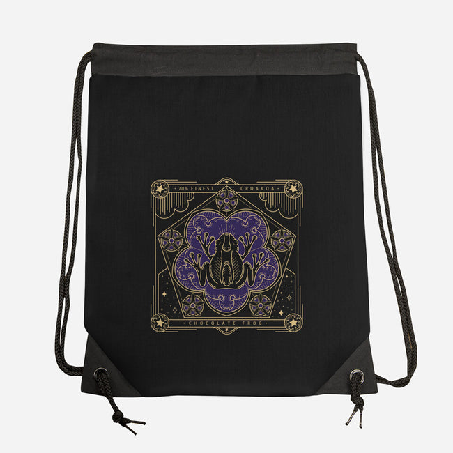 Chocolate Frog-none drawstring bag-Loreley Panacoton