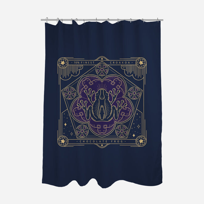 Chocolate Frog-none polyester shower curtain-Loreley Panacoton
