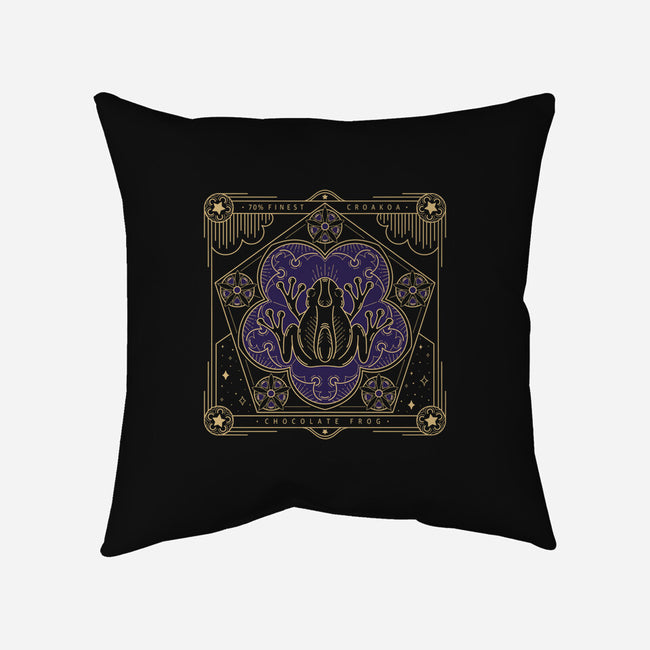 Chocolate Frog-none removable cover w insert throw pillow-Loreley Panacoton