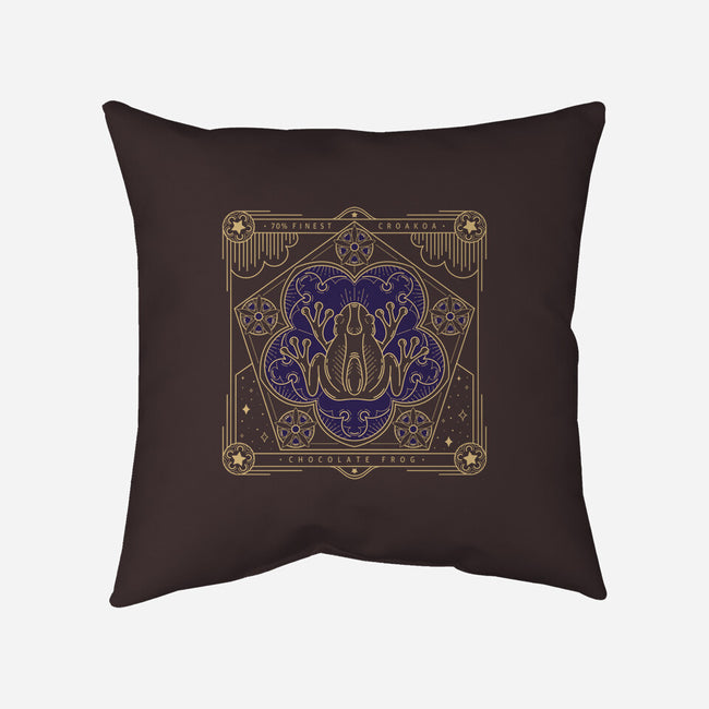 Chocolate Frog-none removable cover w insert throw pillow-Loreley Panacoton