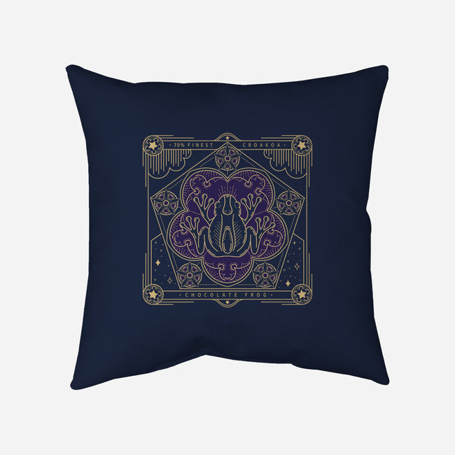 Chocolate Frog-none removable cover w insert throw pillow-Loreley Panacoton