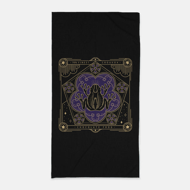 Chocolate Frog-none beach towel-Loreley Panacoton