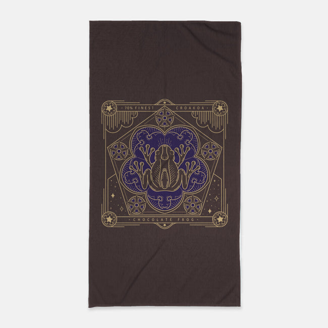 Chocolate Frog-none beach towel-Loreley Panacoton