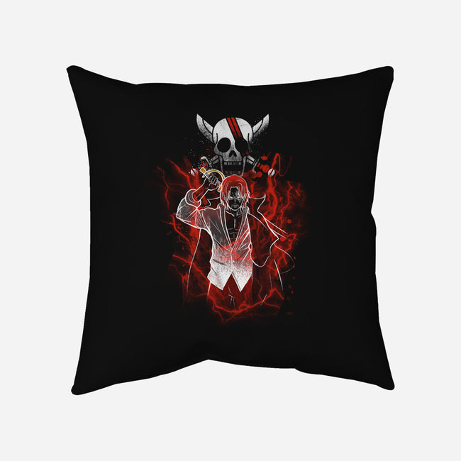 The Red-none removable cover w insert throw pillow-fanfabio